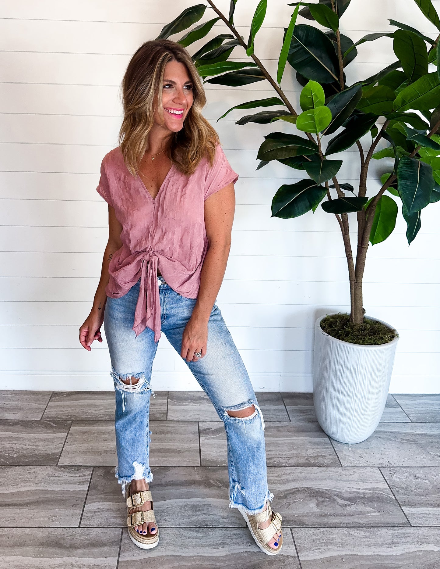 Layla Tie Top