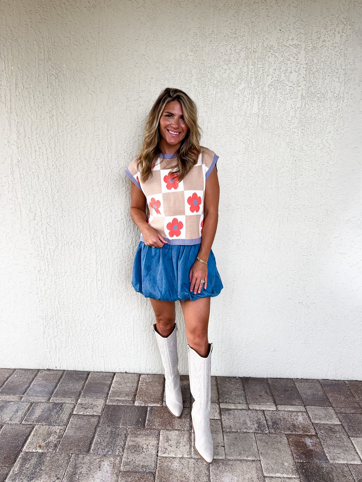 Denim Bubble Skort