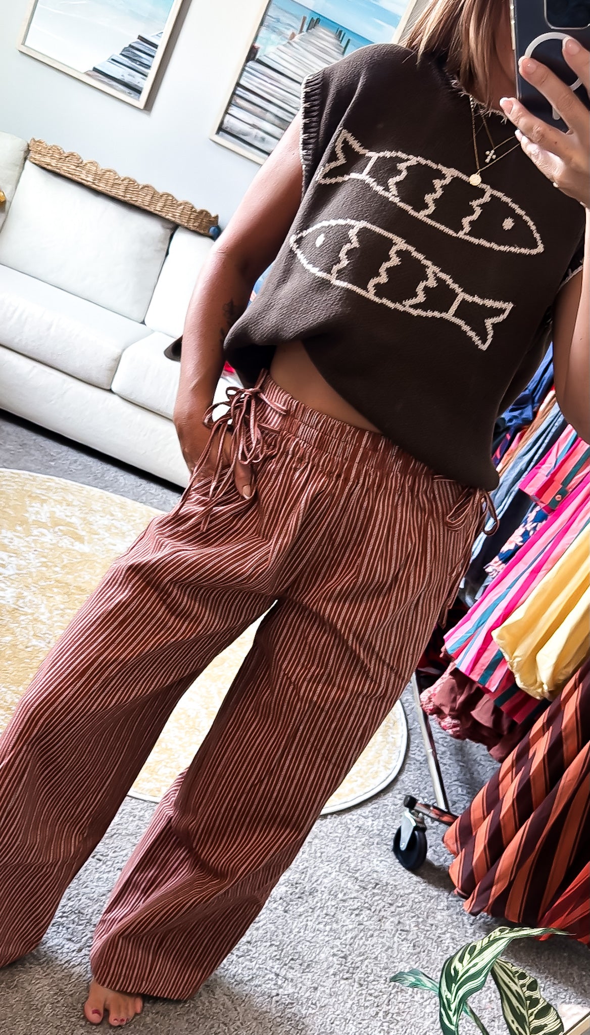 Driftwood Stripe Pants