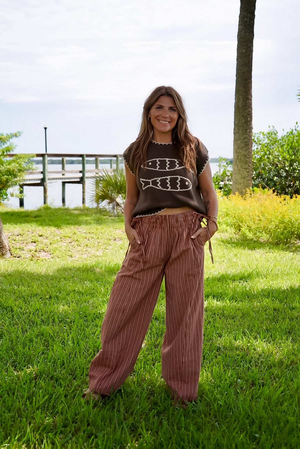 Driftwood Stripe Pants