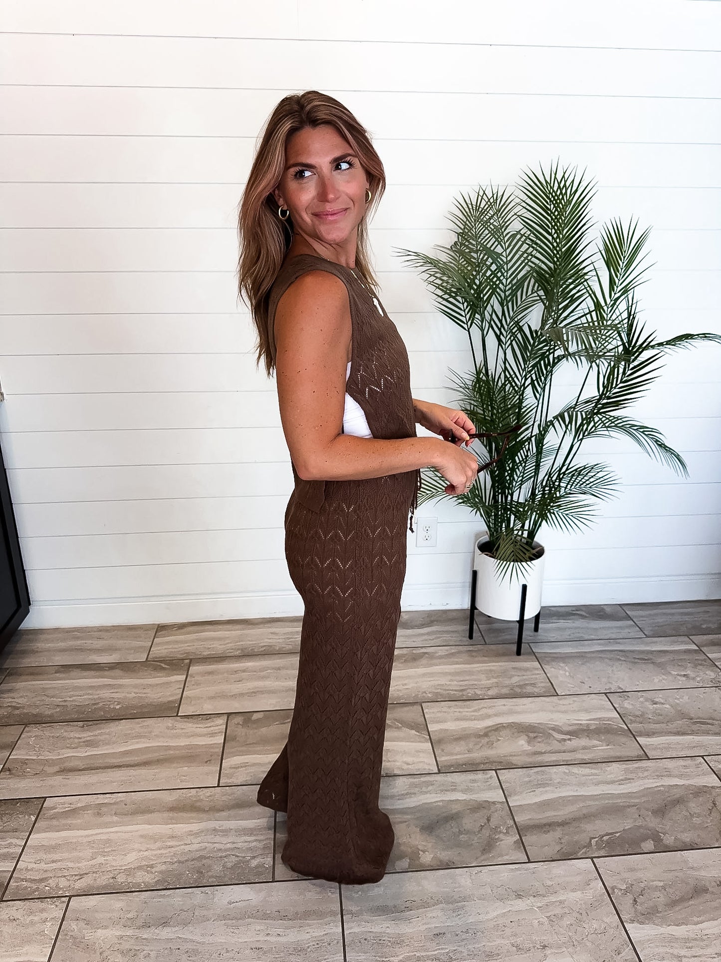 Golden Shore Knit Top