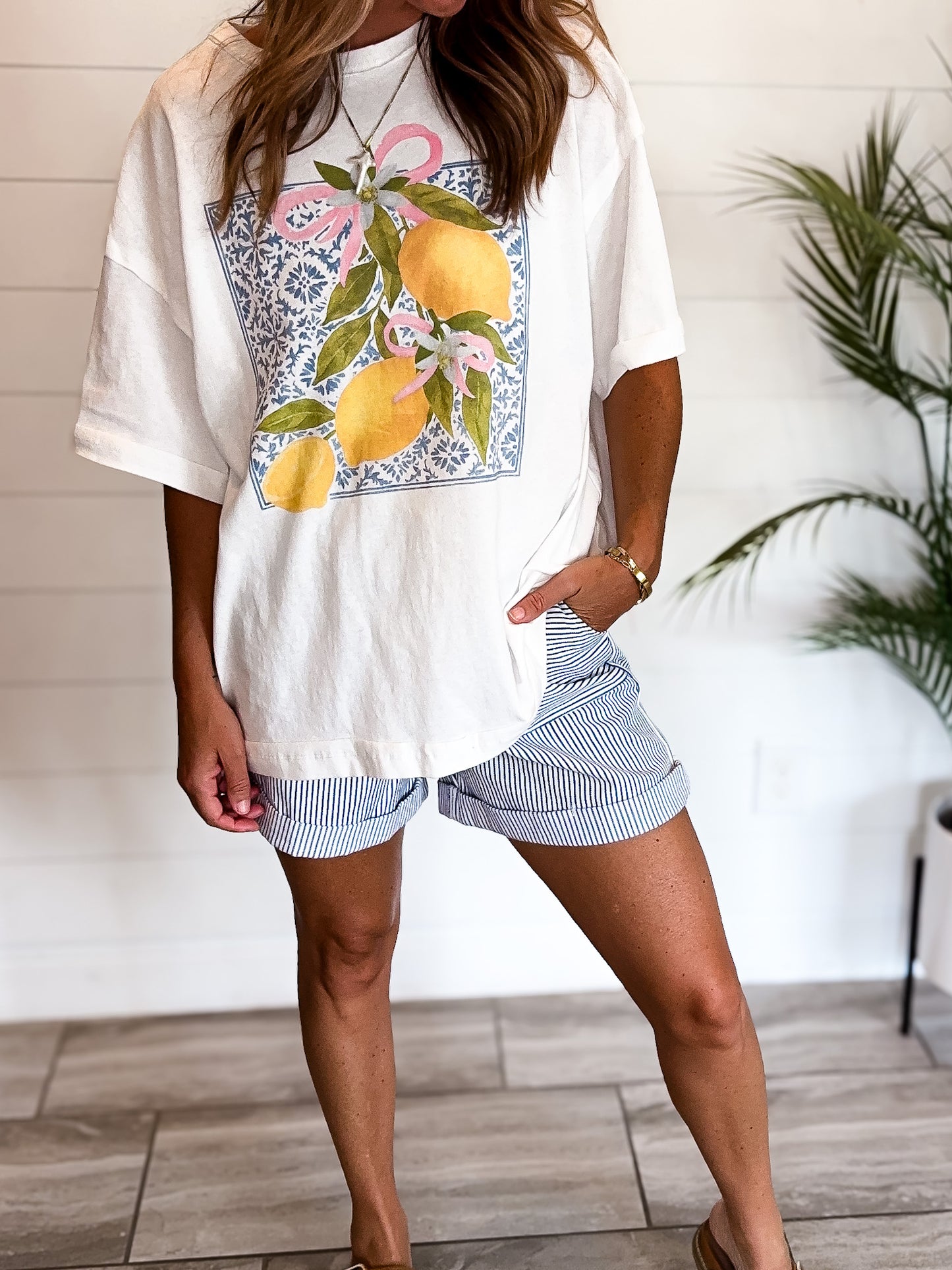 Citrus Pop Oversized Tee