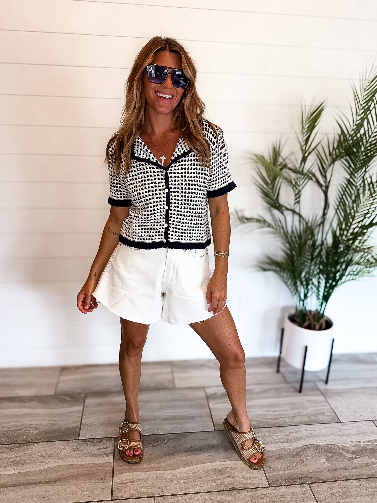 Crochet Summer Button Up
