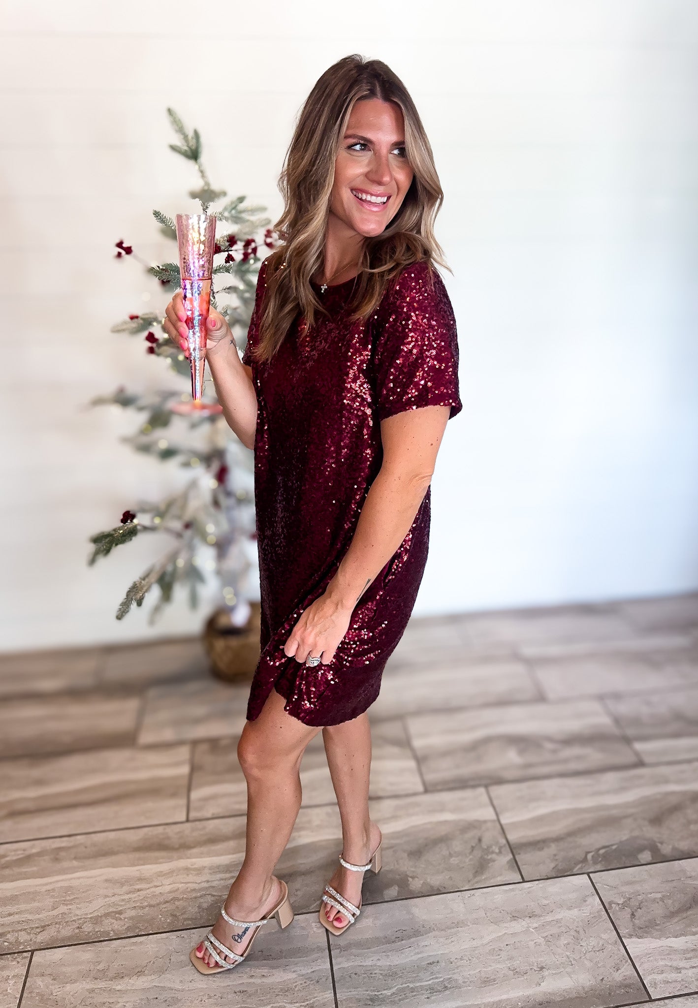 Sequin Mini Party Dress