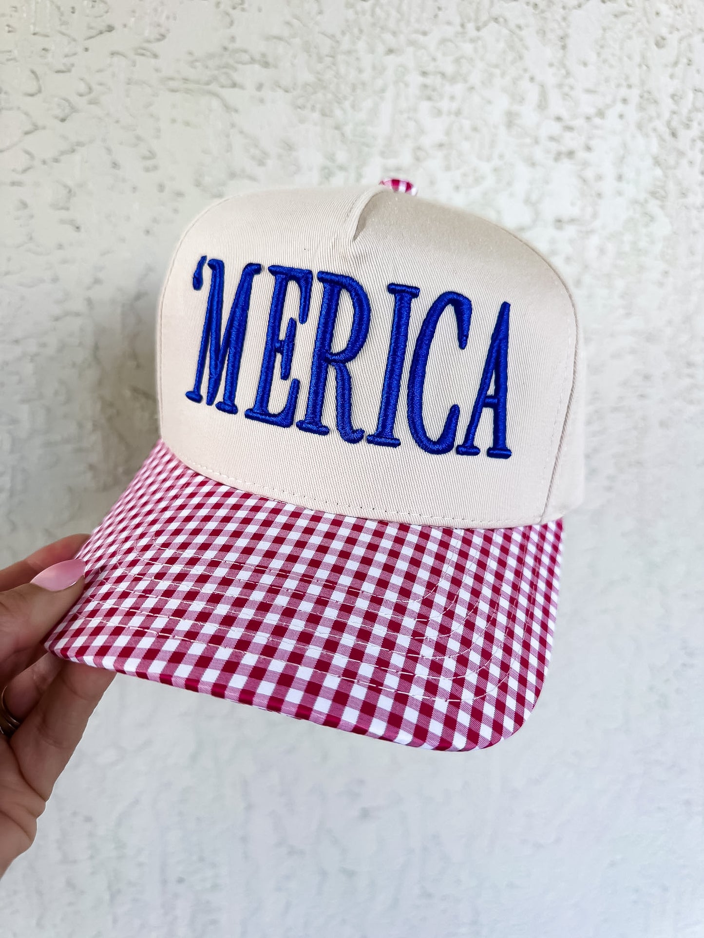 'MERICA Gingham Hat