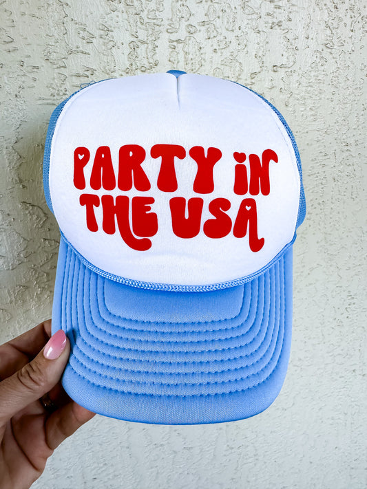 Party In The USA Trucker Hat
