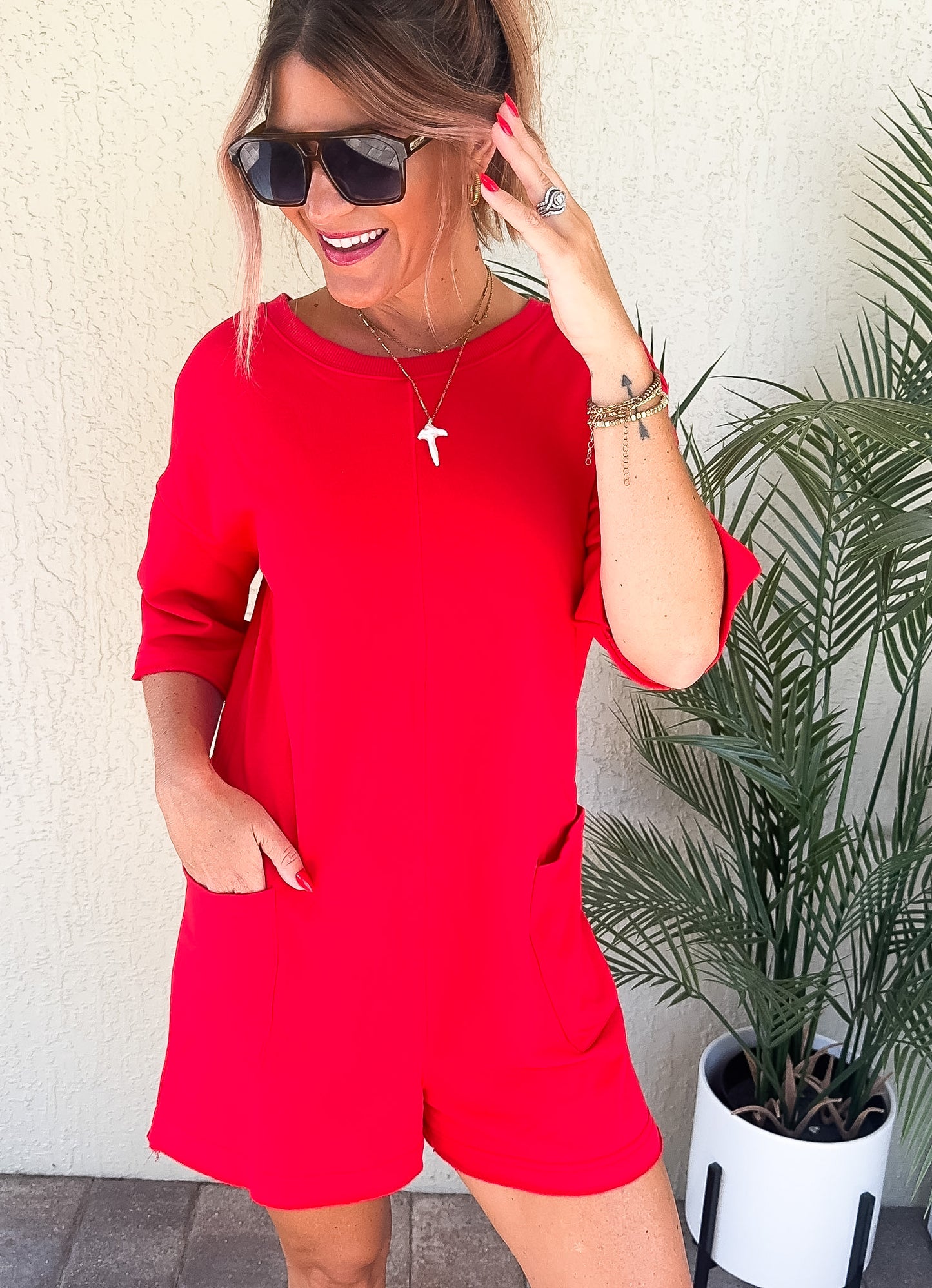 Cherry Bomb Romper