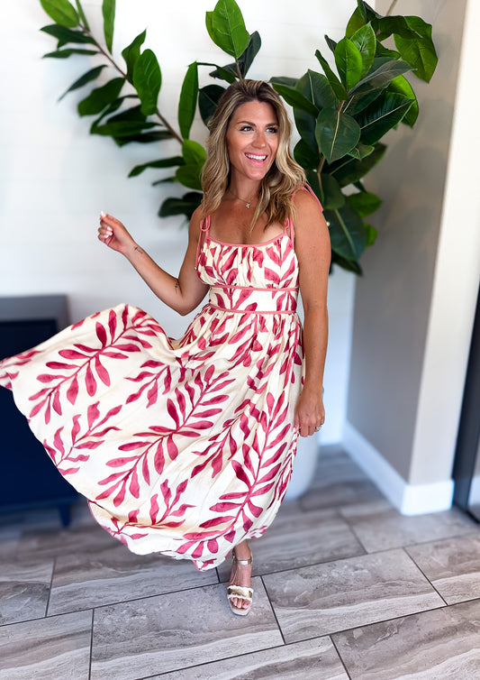 Pink Palm Maxi