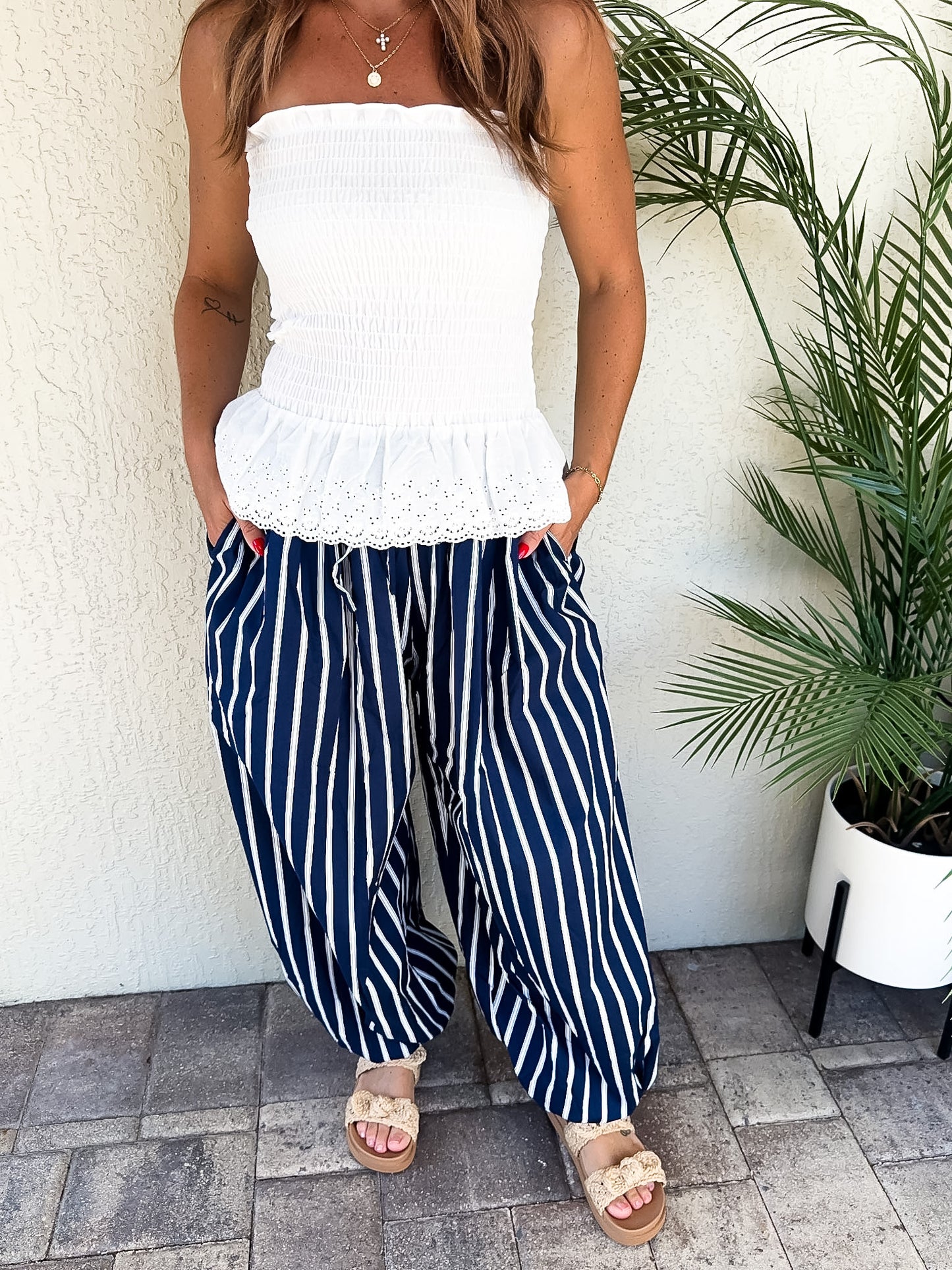 Harbor Stripe Pants
