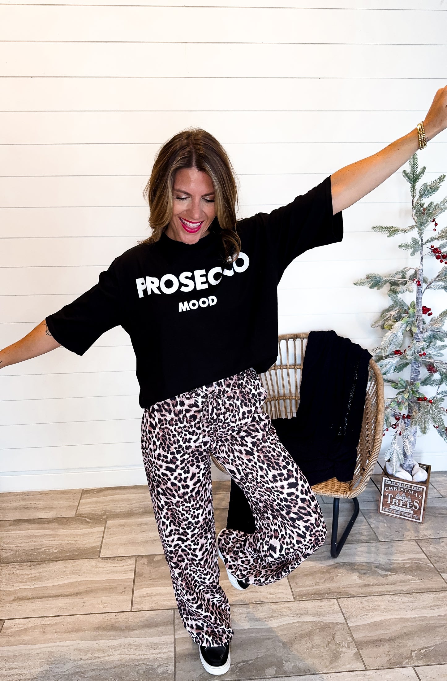 Prosecco Mood Oversized Tee