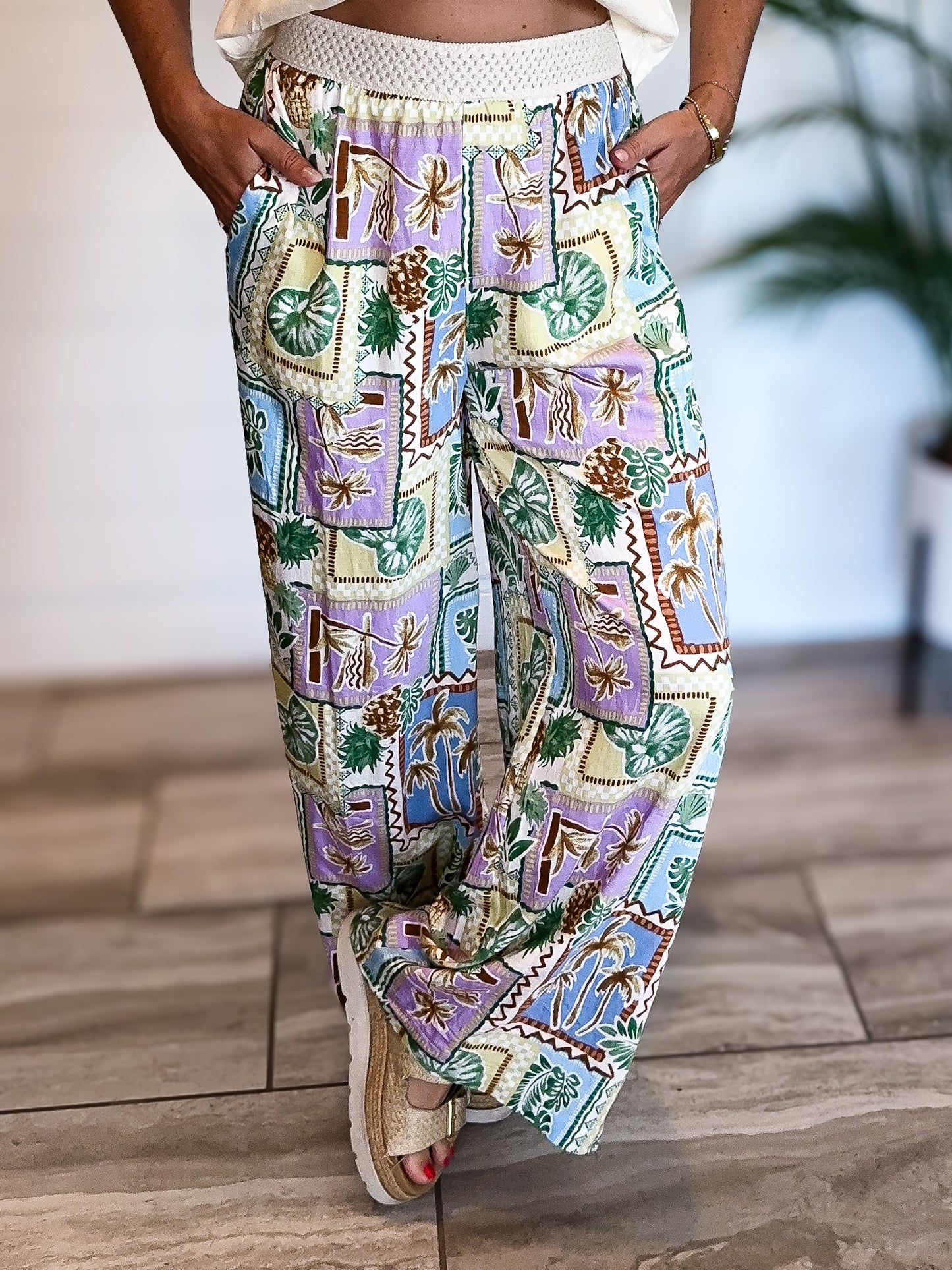 Easy Breezy Palm Pant